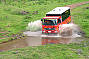 Crossing Duck Creek by 4WD bus